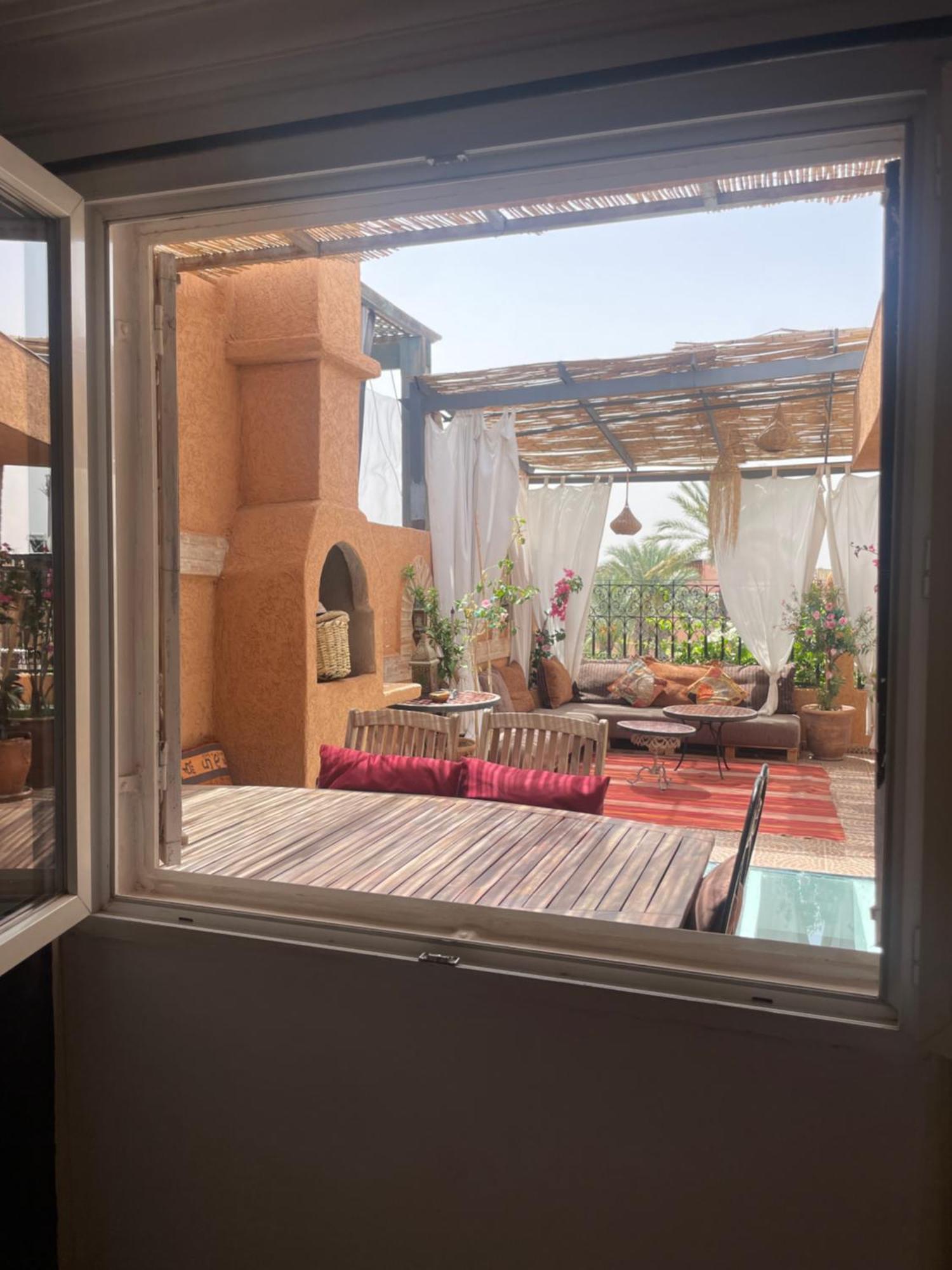 Riad Palmier Fleuri Marrakesh Exterior photo