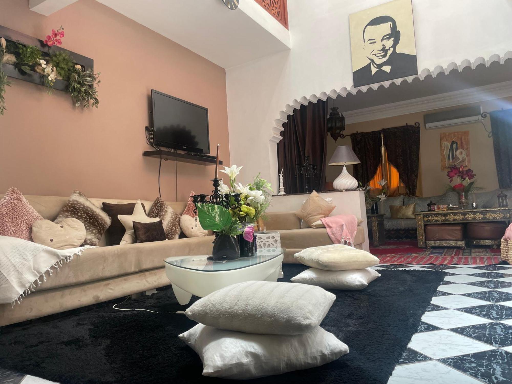 Riad Palmier Fleuri Marrakesh Exterior photo
